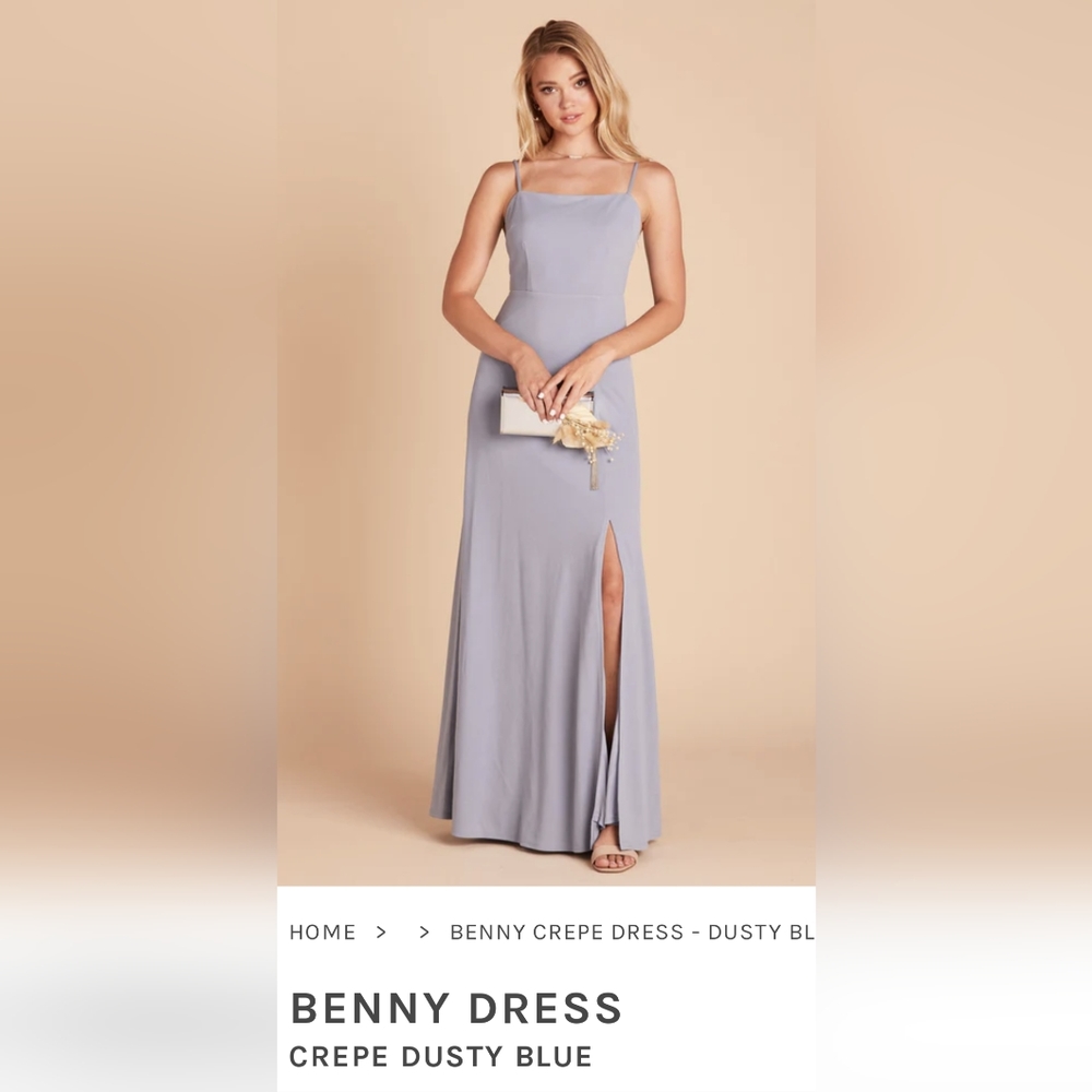 Unaltered Dusty Blue Benny Dress Size XS